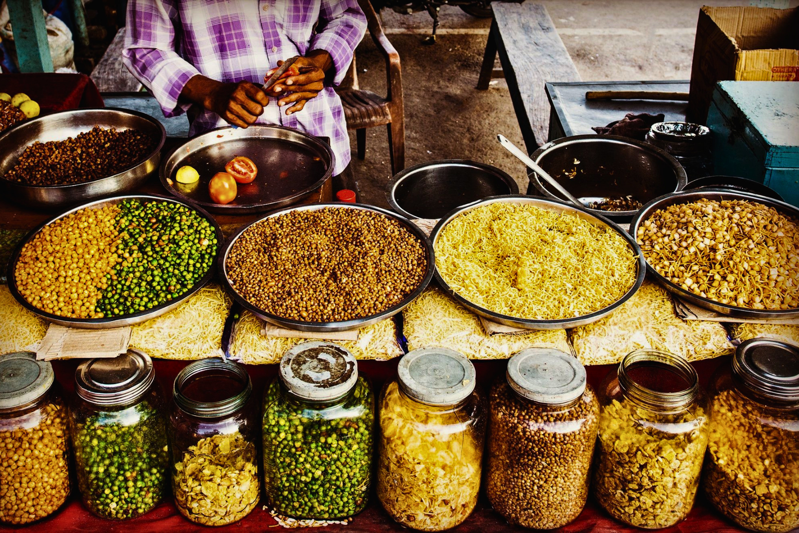 Bangalore Evening Food Street Walk & Market Tour